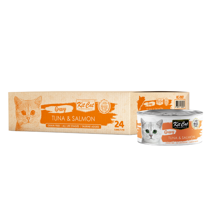 Kit Cat Premium Cat Wet Food Gravy 70g X 24 cans