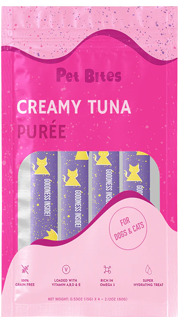 Pet Bites Creamy Tuna Puree For Cats & Dogs 60g