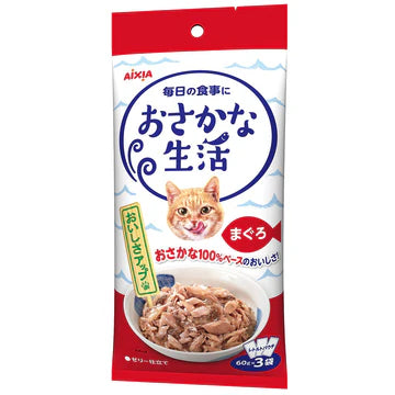 Aixia Fish Life Cat Wet Food 60g x 3