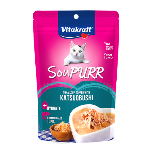 Vitakraft Cat Soupurr Tuna Soup Topped with Katsuobushi 50g X48