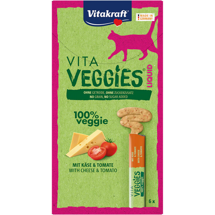 Vitakraft Cat Vita Veggies Liquid Cheese & Tomato 90g x11