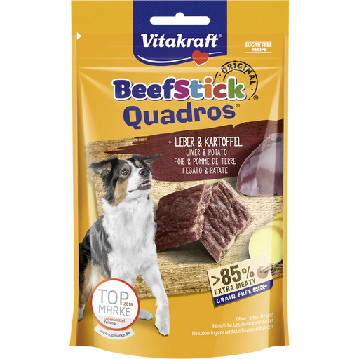 Vitakraft Dog Beef Sticks Quadros Liver & Potato 70g X7