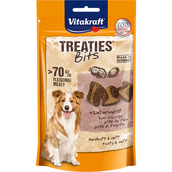 Vitakraft Dog Treaties Bits Liver Sausage 120g