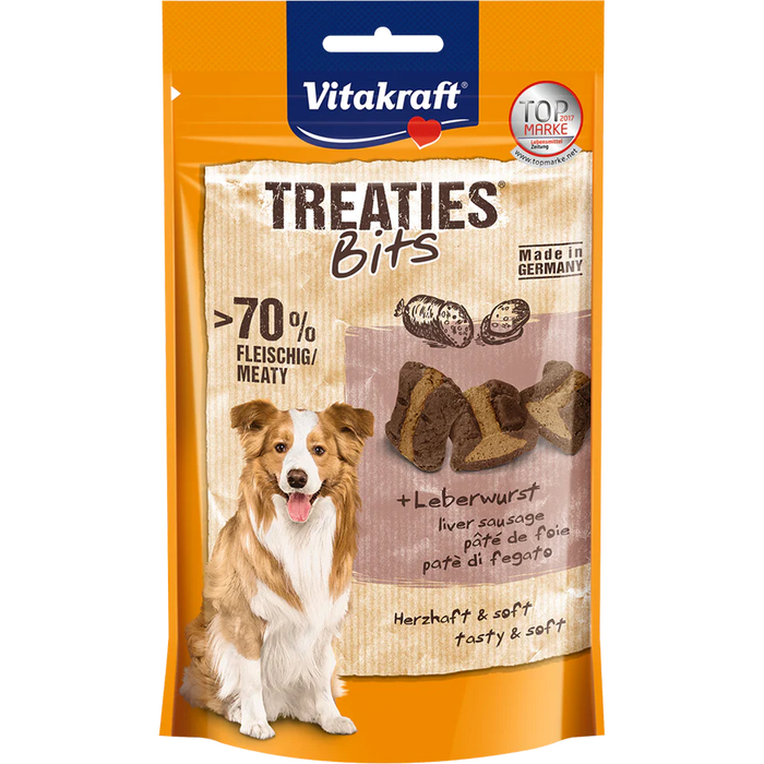 Vitakraft Dog Treaties Bits Liver Sausage 120g