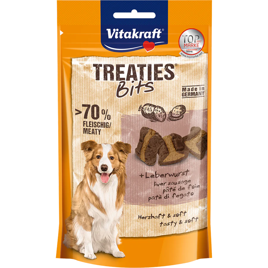Vitakraft Dog Treaties Bits Liver Sausage 120g