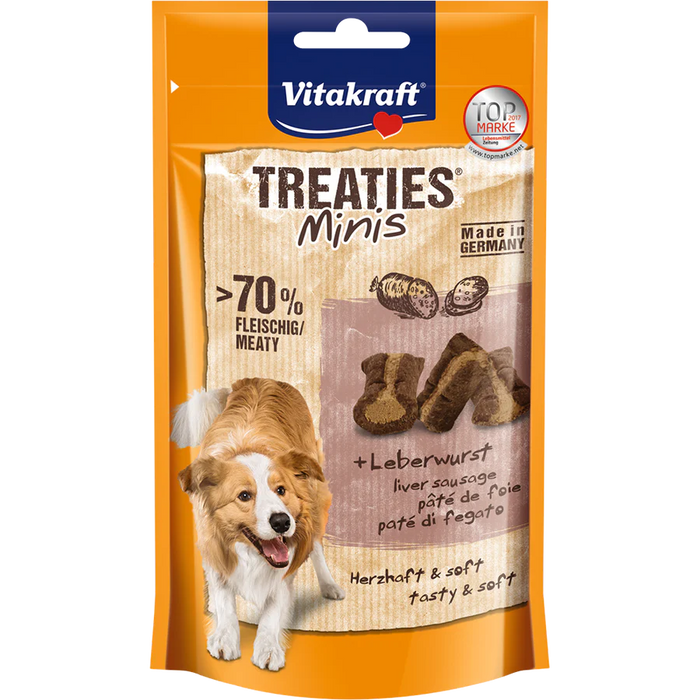 Vitakraft Dog Treaties Minis Liver Sausages 48g X8