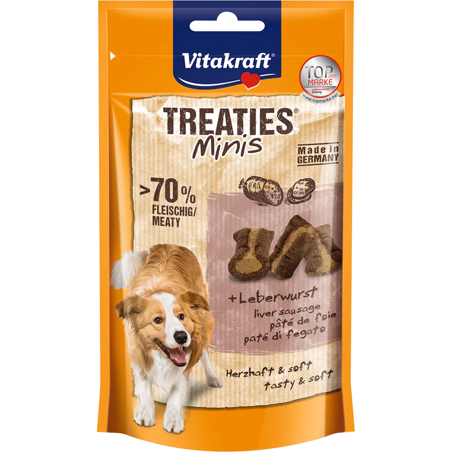 Vitakraft Dog Treaties Minis Liver Sausages 48g X8
