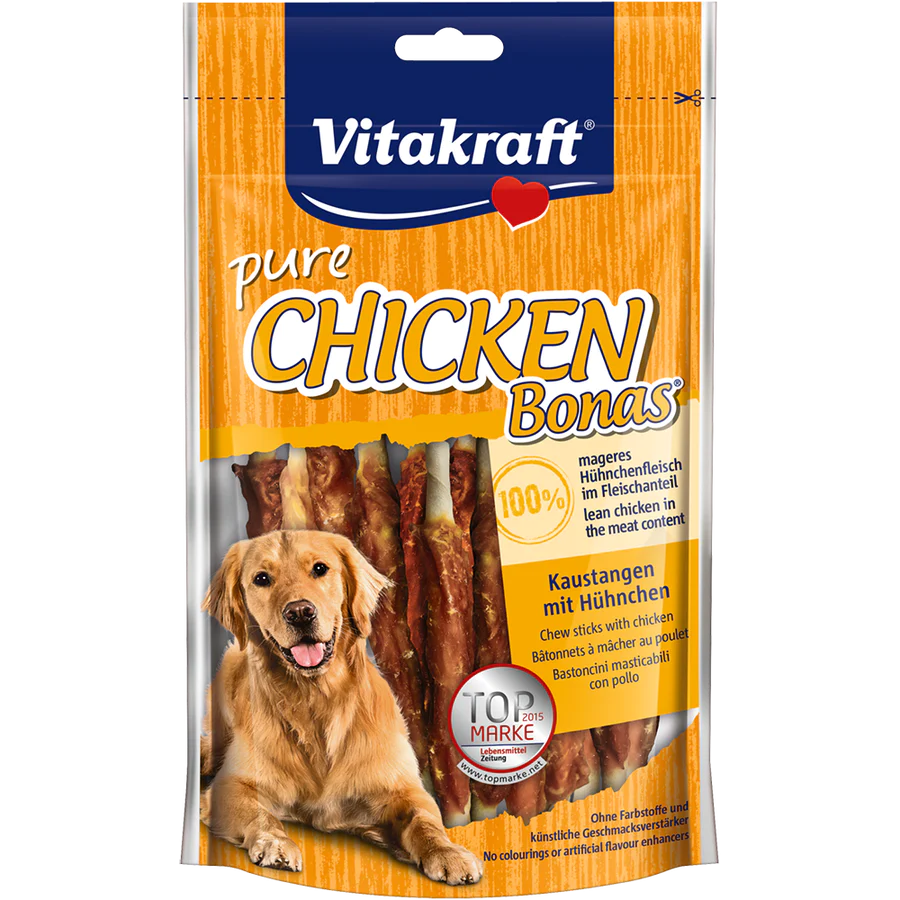 Vitakraft Dog Treats Pure Chicken Bonas 80g