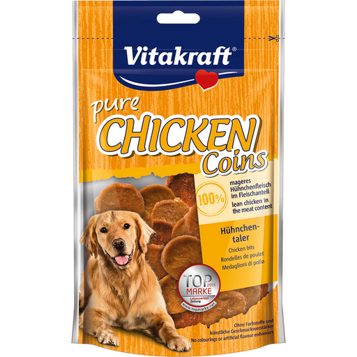 Vitakraft Dog Treats Pure Chicken Coins 80g