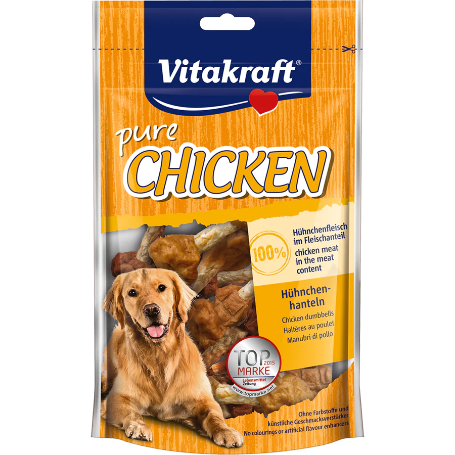 Vitakraft Dog Treats Pure Chicken Dumbbells 80g