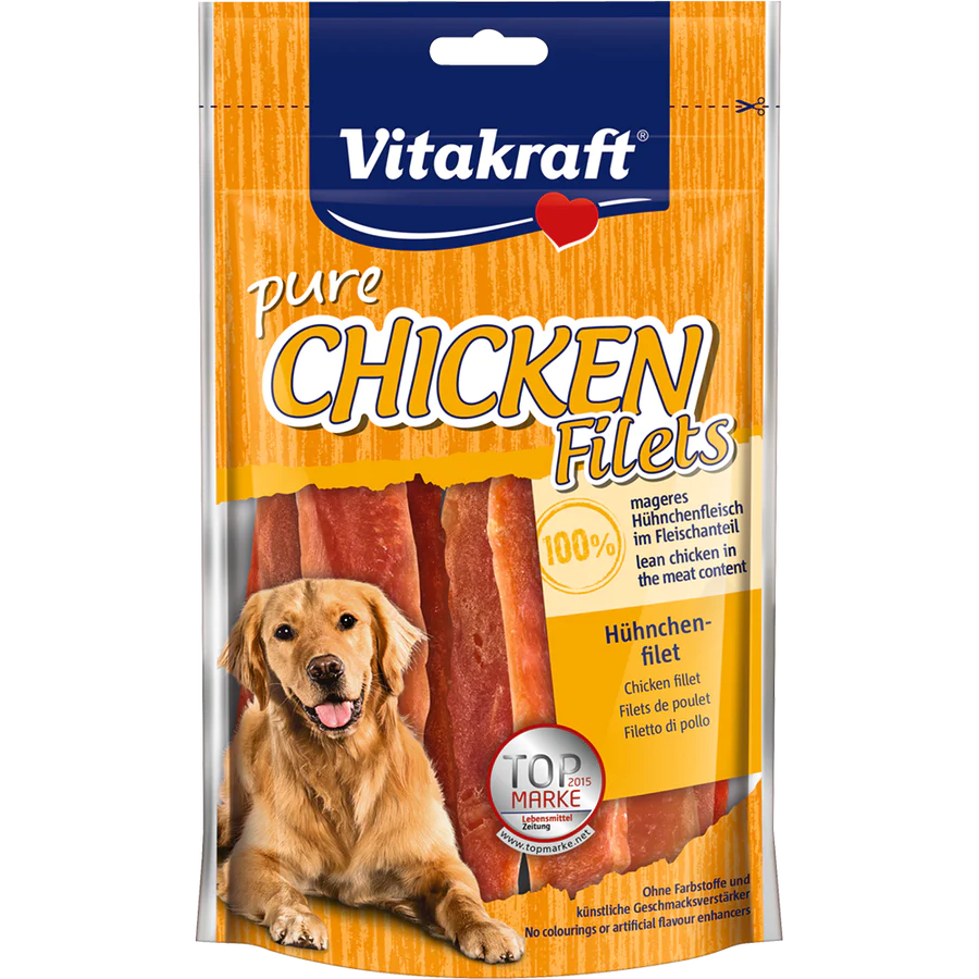 Vitakraft Dog Treats Pure Chicken Fillets 80g