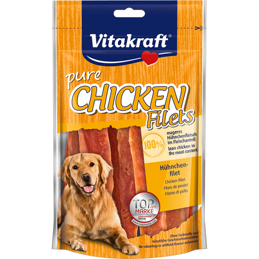 Vitakraft Dog Treats Pure Chicken Fillets 80g