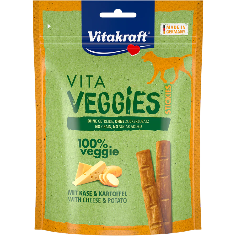 Vitakraft Dog Vita Veggies Stickies Cheese & Potato 80g x9