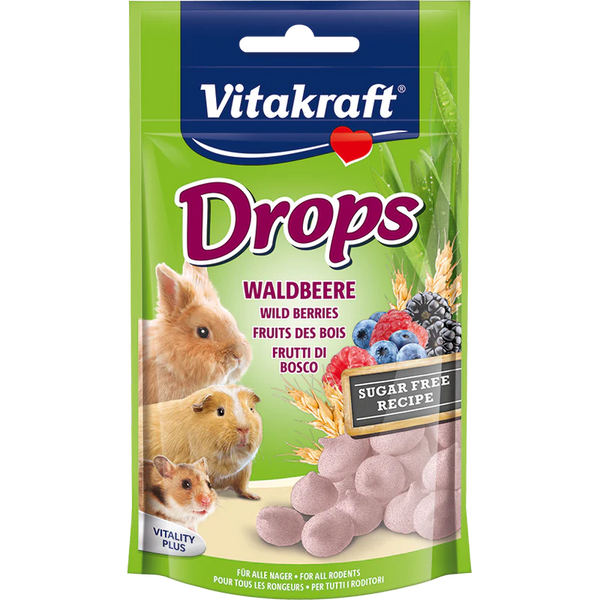 Vitakraft Drops Wildberry for Small Animals 75g
