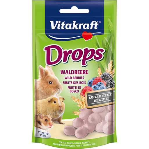 Vitakraft Drops Wildberry for Small Animals 75g