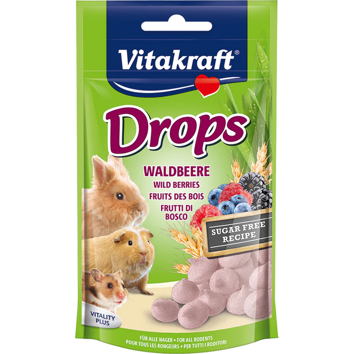 Vitakraft Drops Wildberry for Small Animals 75g