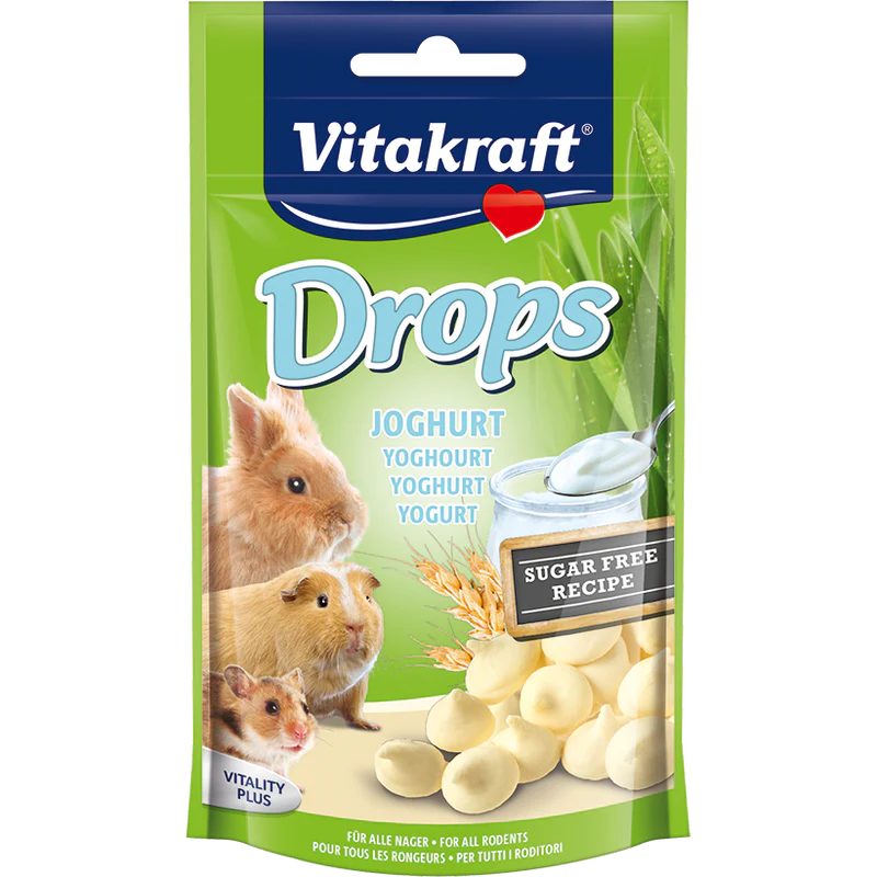Vitakraft Drops Yoghurt for Small Animals 75g