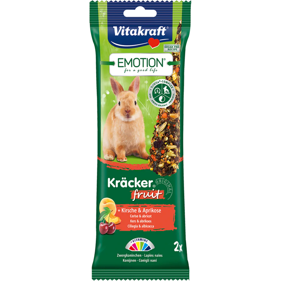 Vitakraft Emotion Kracker Fruit for Rabbit 2pcs