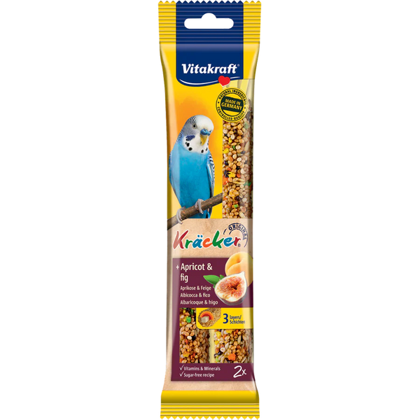 Vitakraft Kracker Apricot & Fig for Budgies 60g