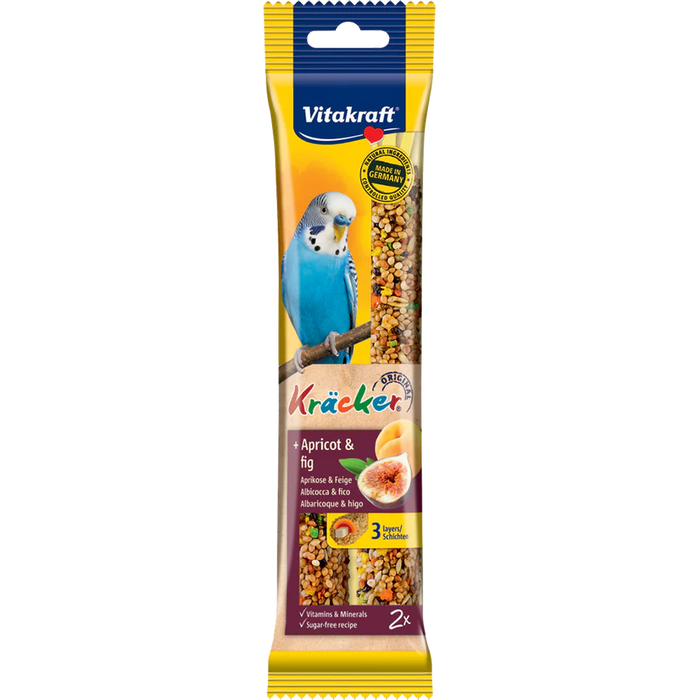 Vitakraft Kracker Apricot & Fig for Budgies 60g
