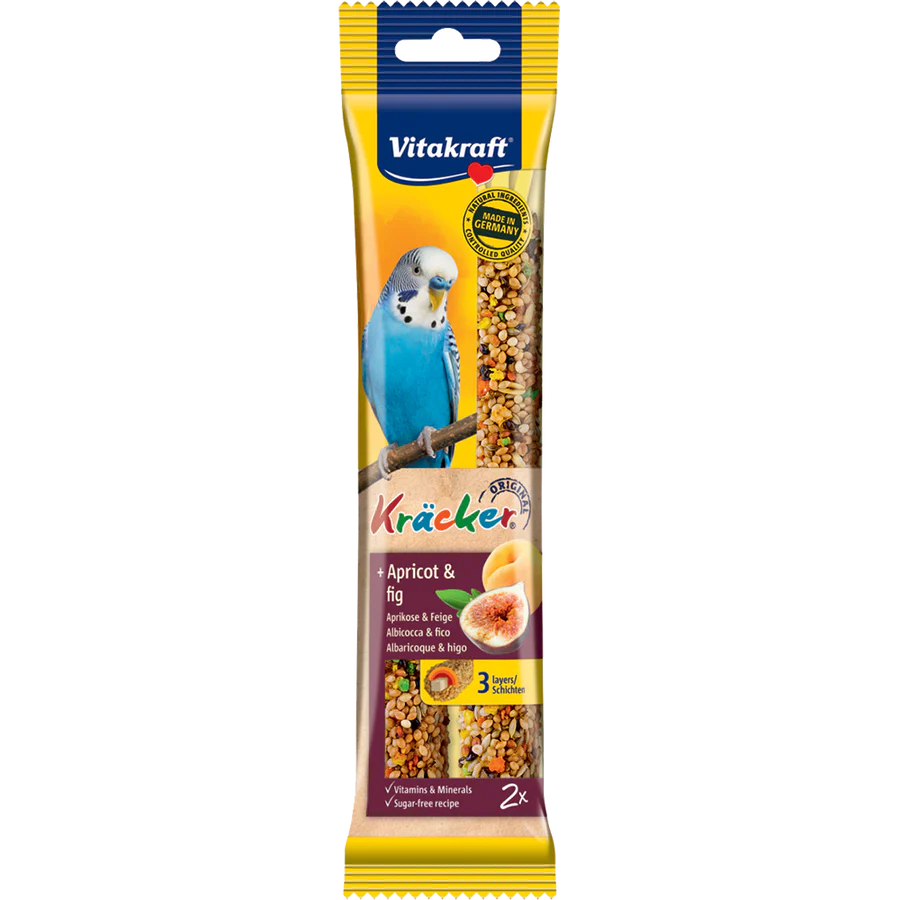 Vitakraft Kracker Apricot & Fig for Budgies 60g