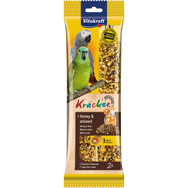 Vitakraft Kracker Honey African Parrot 2pcs