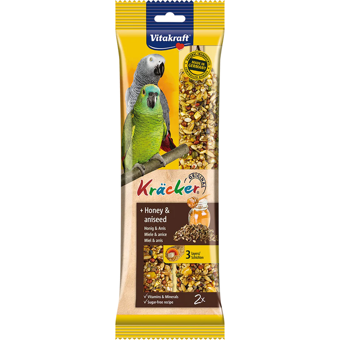 Vitakraft Kracker Honey African Parrot 2pcs