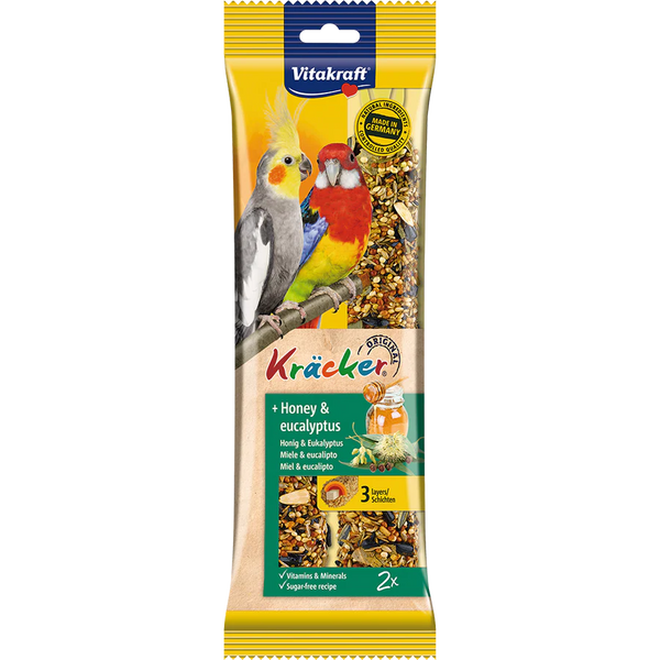 Vitakraft Kracker Honey Australian Cockatiel 2pcs