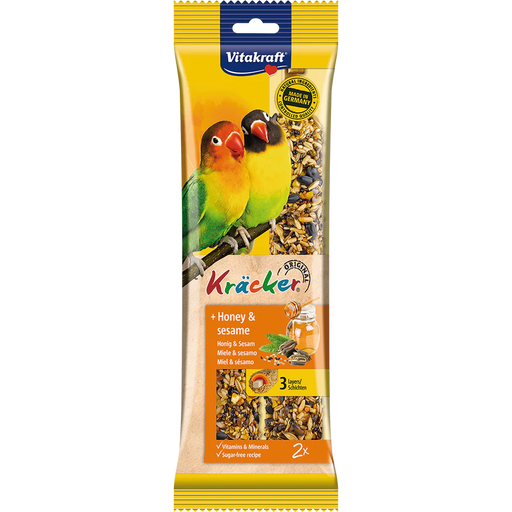 Vitakraft Kracker Honey and Sesame for Small Parrots 180g
