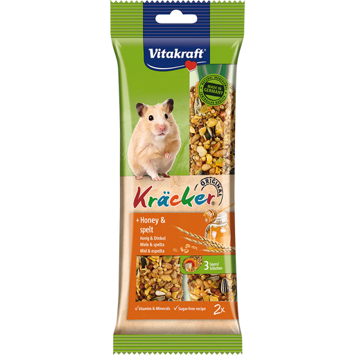 Vitakraft Kracker Sticks With Honey Hamster 112g