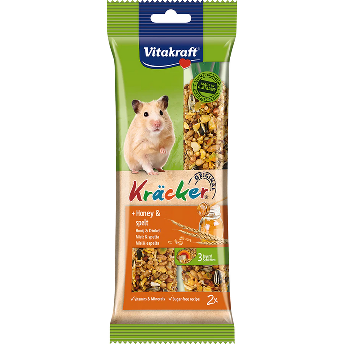 Vitakraft Kracker Sticks With Honey Hamster 112g