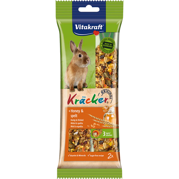 Vitakraft Kracker Sticks With Honey Rabbit 112g