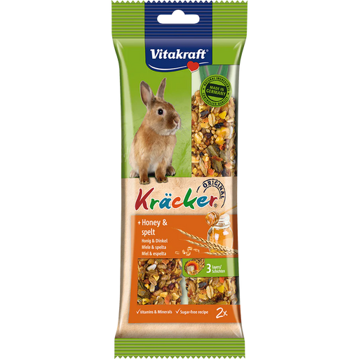 Vitakraft Kracker Sticks With Honey Rabbit 112g