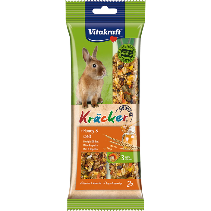 Vitakraft Kracker Sticks With Honey Rabbit 112g
