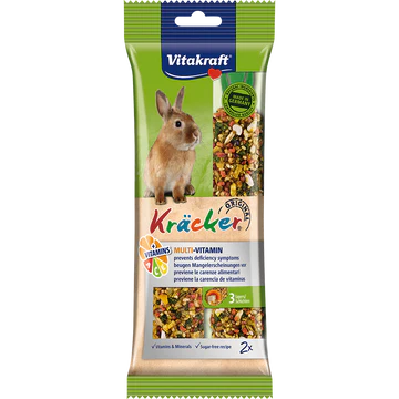 Vitakraft Kracker Sticks With Multi-Vitamin Rabbit 112g