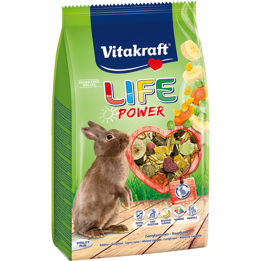 Vitakraft Life Power For Rabbit  (2 Sizes)