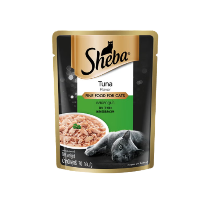 Sheba Premium Cat Wet Food Pouch 70g (24-Pack)