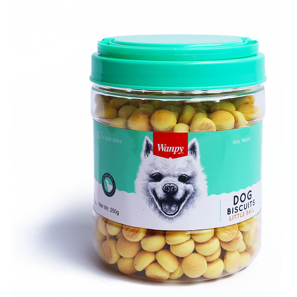 Wanpy Biscuits Little Ball 250g Dog Treats X2