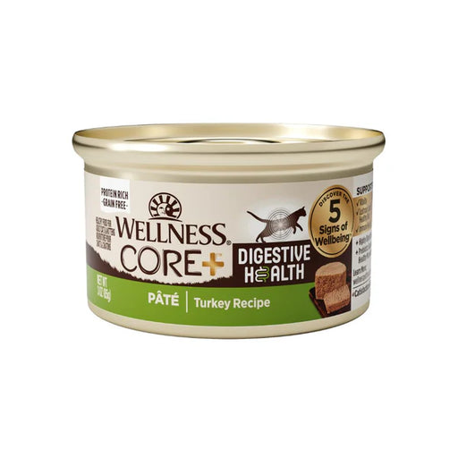 Wellness Cat Core Grain-Free Digestive Health Turkey Pate 3oz X24