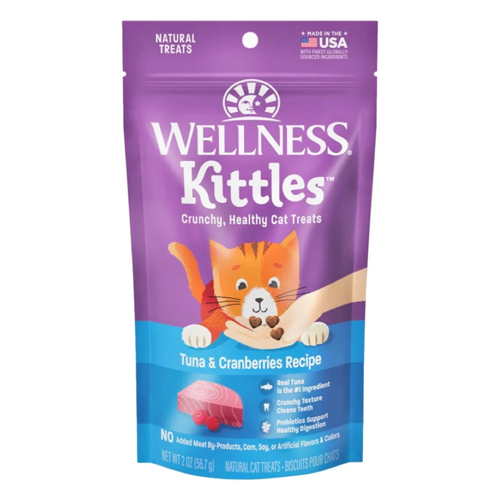Wellness Kittles Tuna & Cranberries Cat Treats 2oz