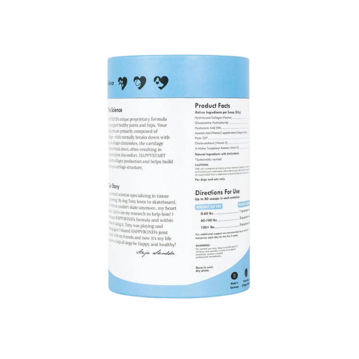 Happy Bond Start Collagen Joint Supplement Puppies & Young (0-3 years)