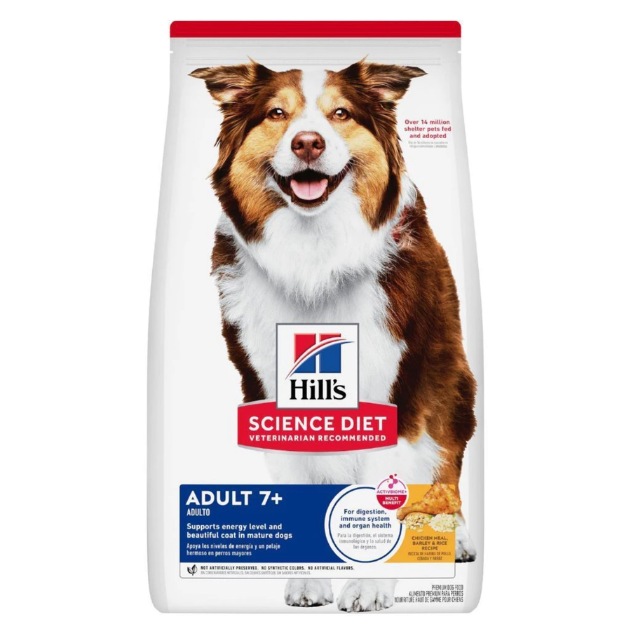Hill's Science Diet Adult 7+ Chicken Meal, Barley & Rice Recipe Dry Dog Food