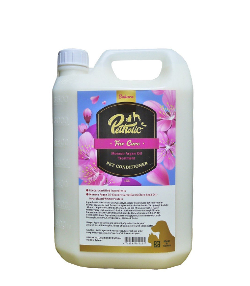 Petholic Monaco Argan Oil Treatment Pet Shampoo & Conditioner 1 Gallon