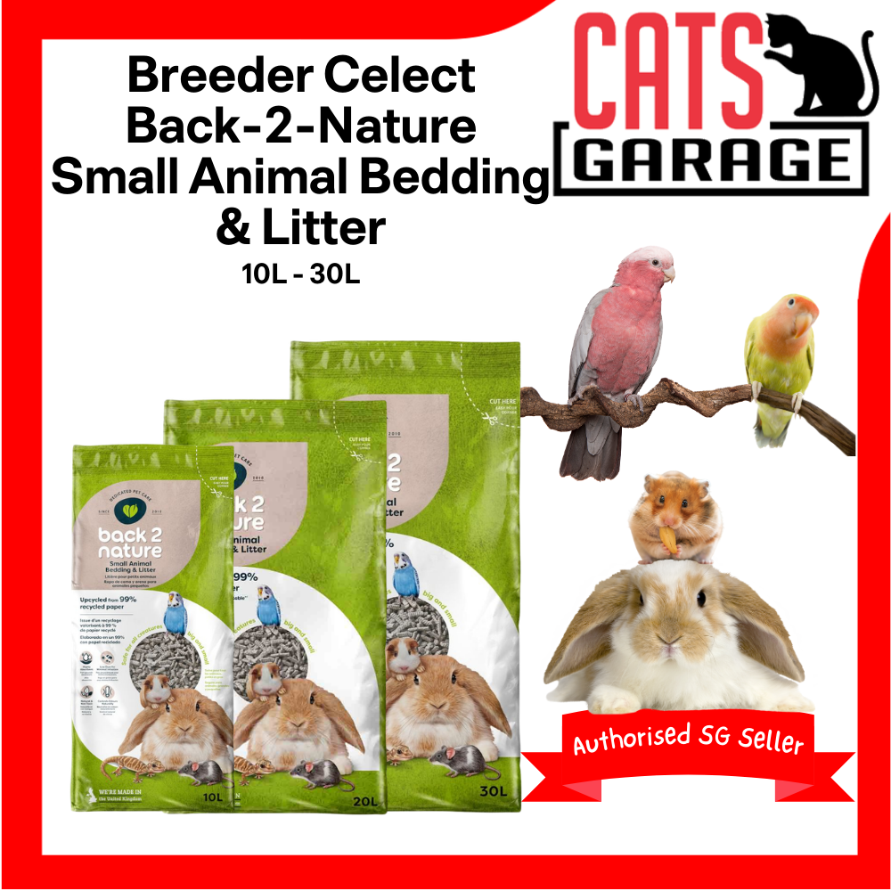 Breeder Celect Back-2-Nature Small Animal Bedding & Litter 10L - 30L