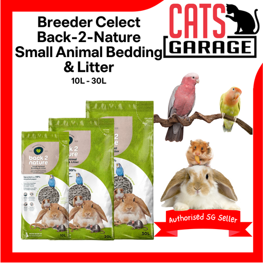 Breeder Celect Back-2-Nature Small Animal Bedding & Litter 10L - 30L