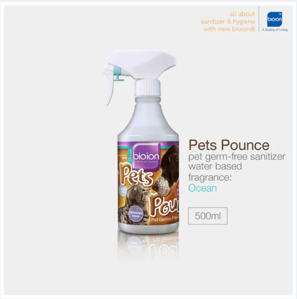 Bioion Pets Pounce Sanitizer 60ml/500ml