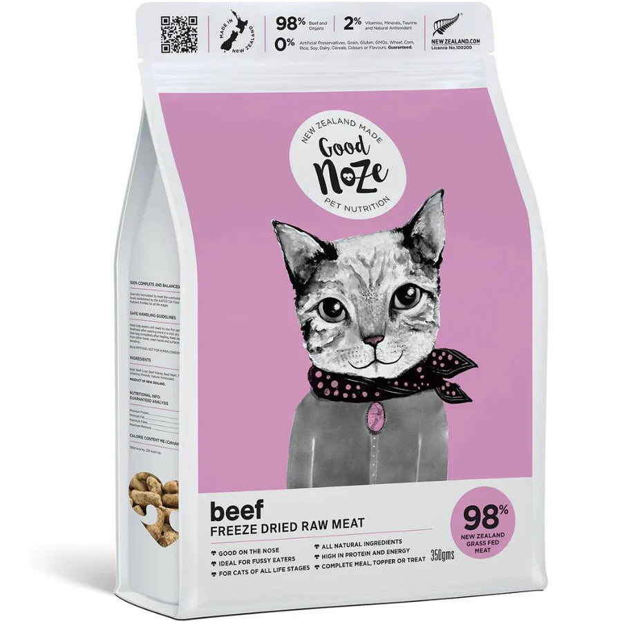 Good Noze Freeze-Dried Raw Meat Cat Dry Food 350g