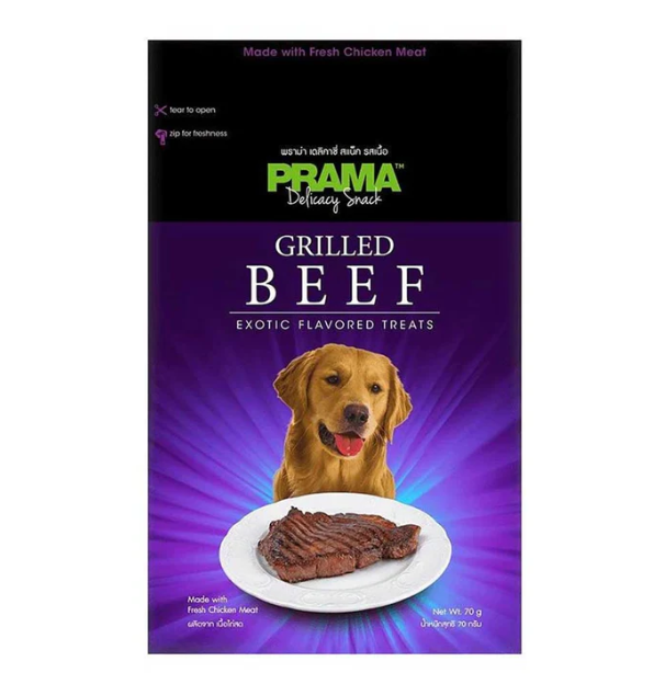 PRAMA Delicacy Snack Classic Meat Dog Treats 70g