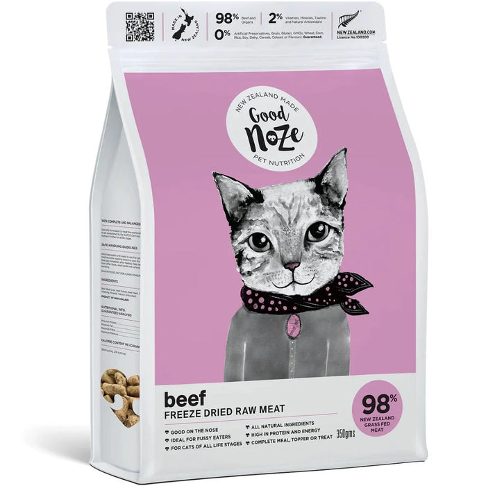 Good Noze Freeze-Dried Raw Meat Cat Dry Food 350g