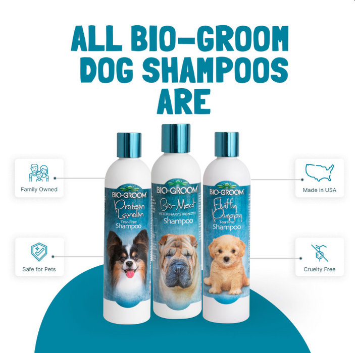 Bio-Groom Grooming Care Assorted Herbal Shampoo for Dogs 8oz/12oz
